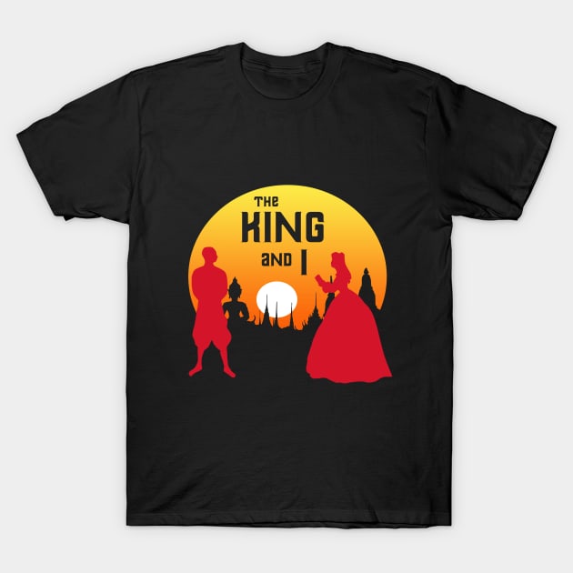 The King and I Design #2 (can be personalised) T-Shirt by MarinasingerDesigns